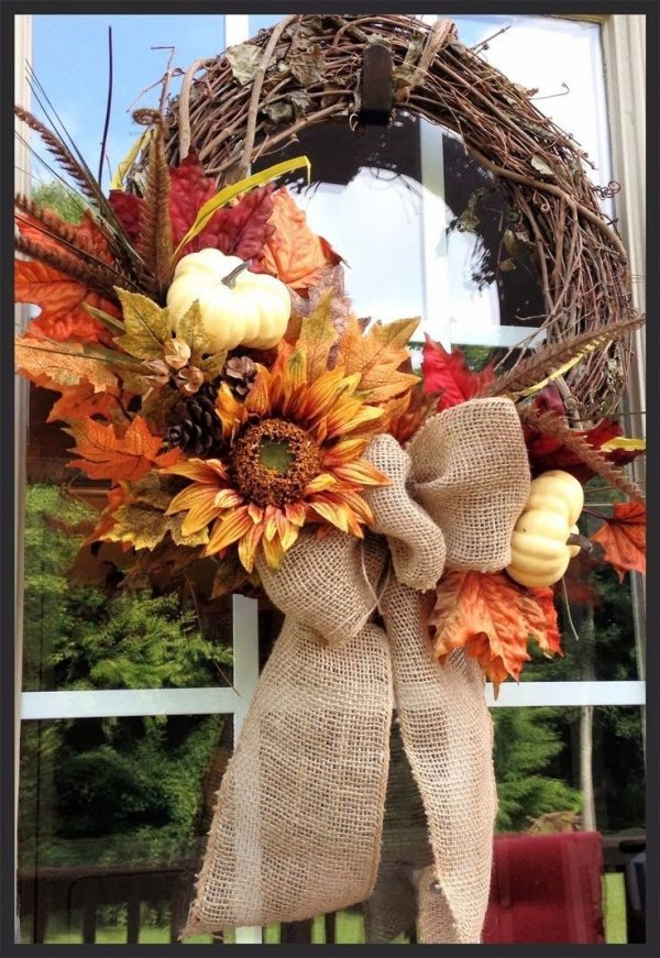 36 Outstanding Fall Wreaths You Can Make Yourself