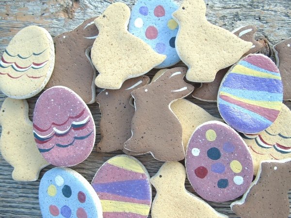 Salt Dough Easter Eggs