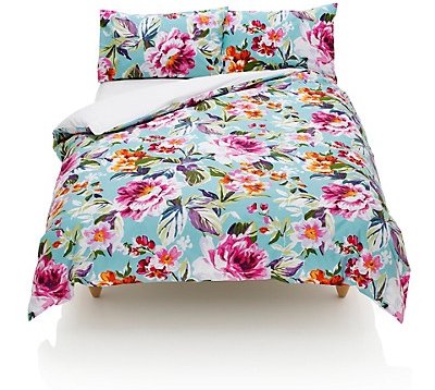 Marks And Spencer Summer Floral Duvet Set 7 Pretty Summer Bed