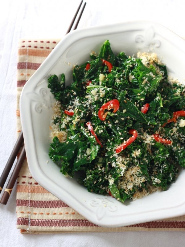 Chili Roasted Kale