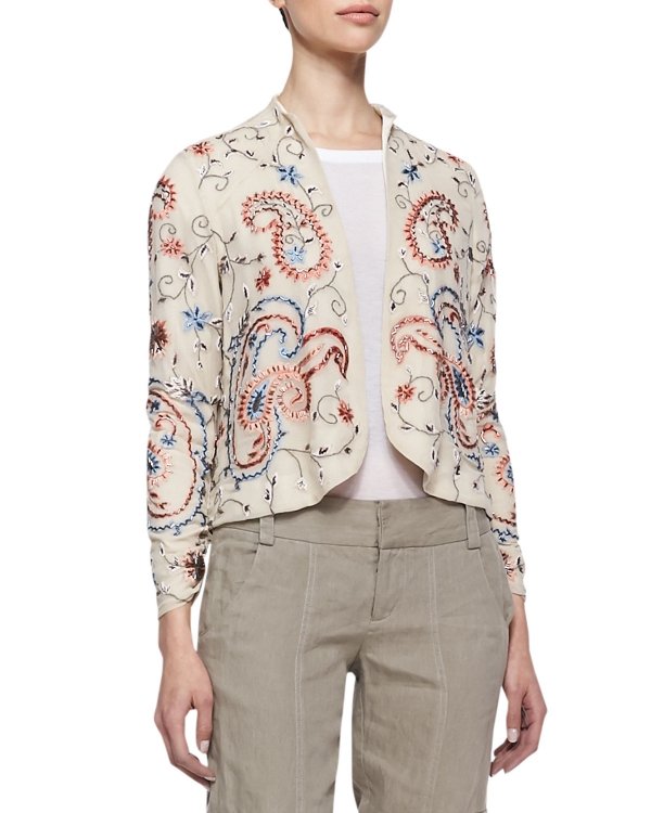 Alice + Olivia Embroidered Jacket