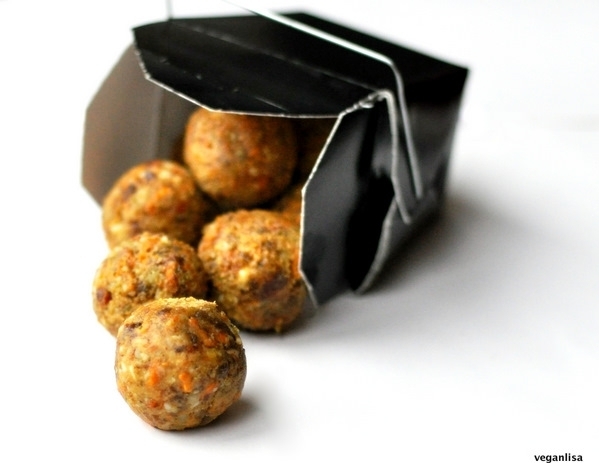 Raw Mango, Date, and Sunflower Tropical Energy Balls