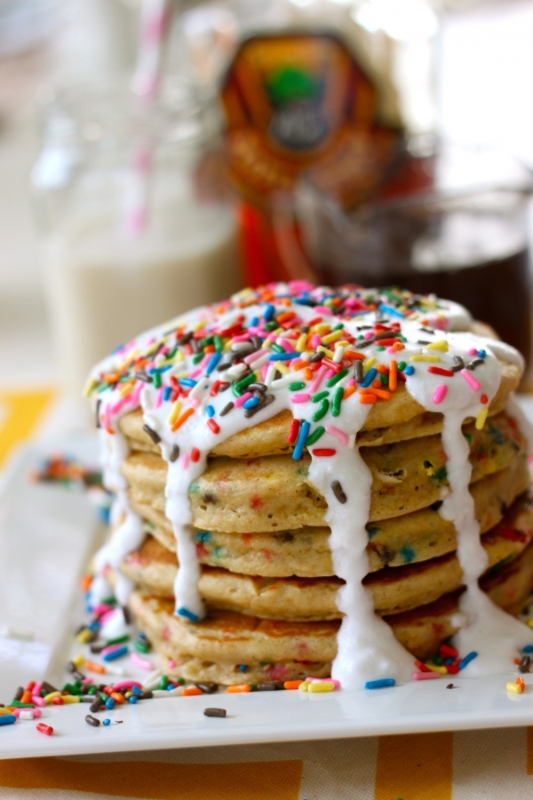 Cake Batter Pancakes