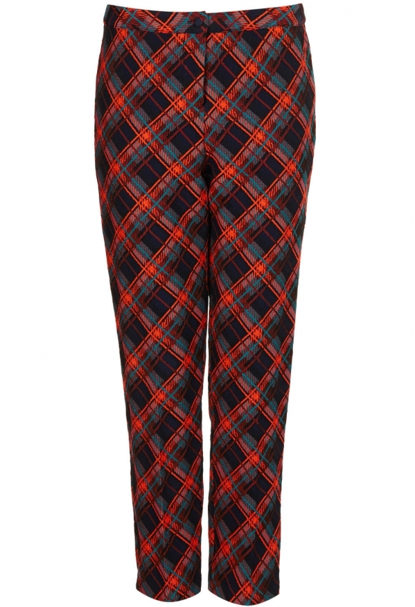 Tartan Cigarette Trousers