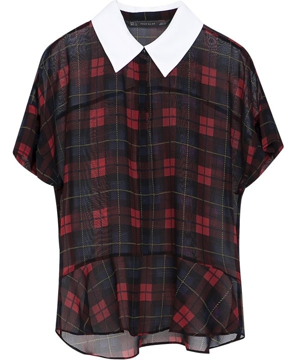 Tartan Blouse - 9 Top on-Trend Tartan Buys for Your Fall Wardrobe…