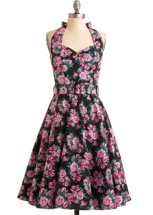 A Fall Floral Dress