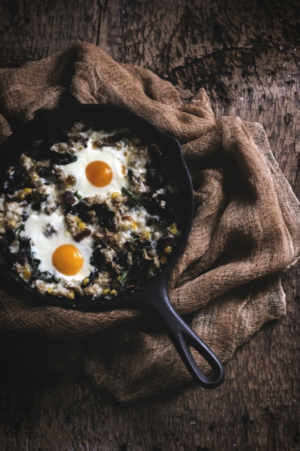 Savory Oatmeal Skillet