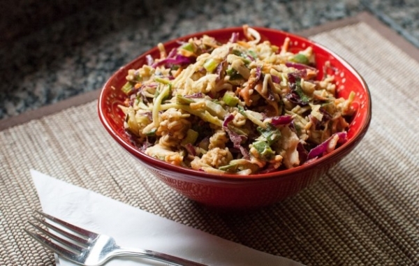 Thai Peanut Cabbage Salad