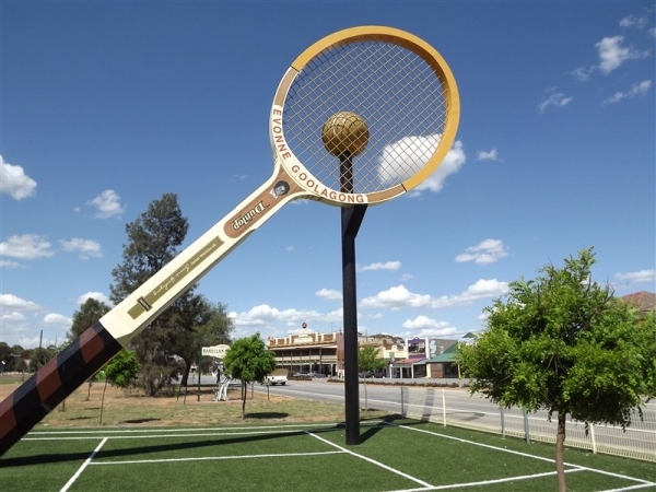 The Big Tennis Racquet