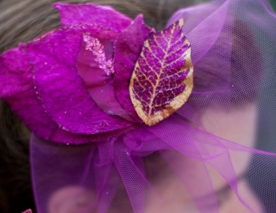 Glittery Leaves