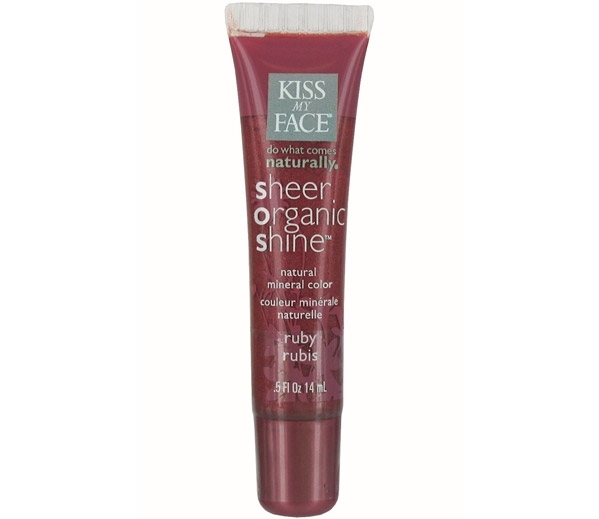 Kiss My Face Sheer Organic Shine in Ruby