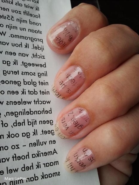 Typography Nails