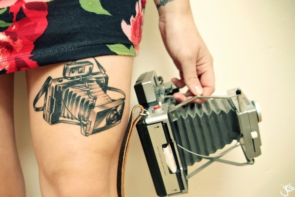 Vintage Camera Tattoo