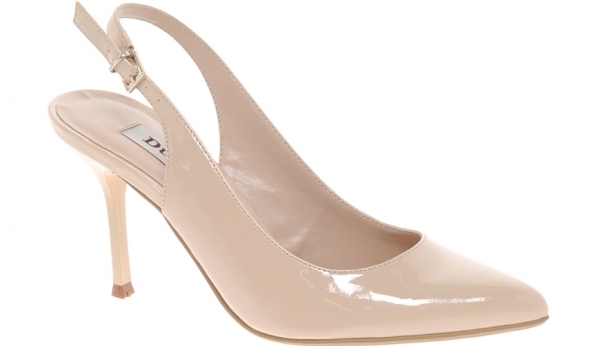 Nude Slingback Pointed Heels