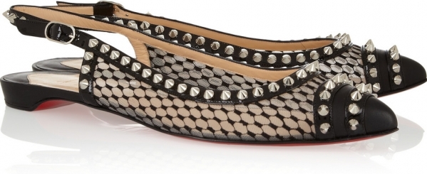 Studded Slingback Shoes