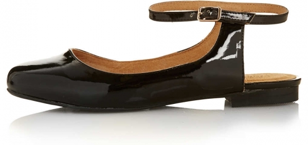 Black Slingback Closed Shoes