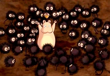 Susuwatari (dust Bunnies) from Spirited Away