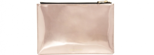 Rose Gold Zip Top Purse