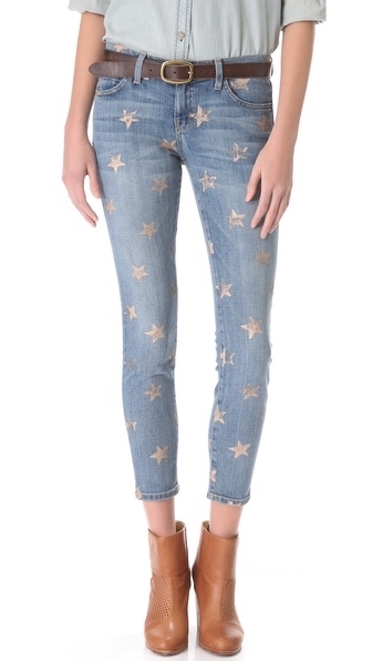 Star Print Jeans