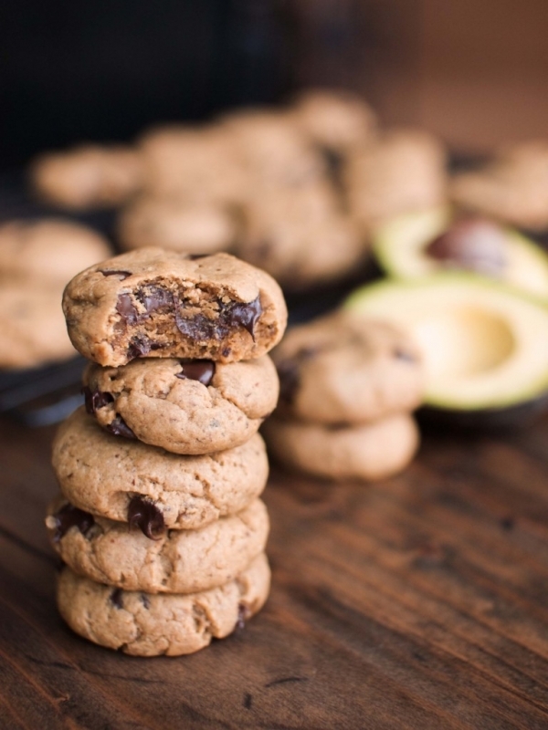 Gluten-Free Dark Chocolate Avocado Cookies