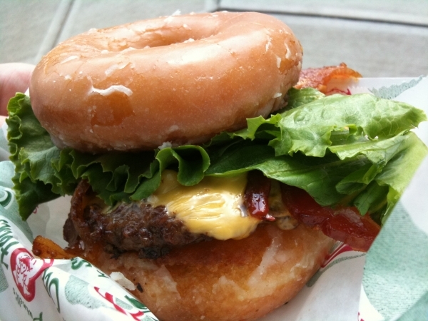 Bacon Donut Burger