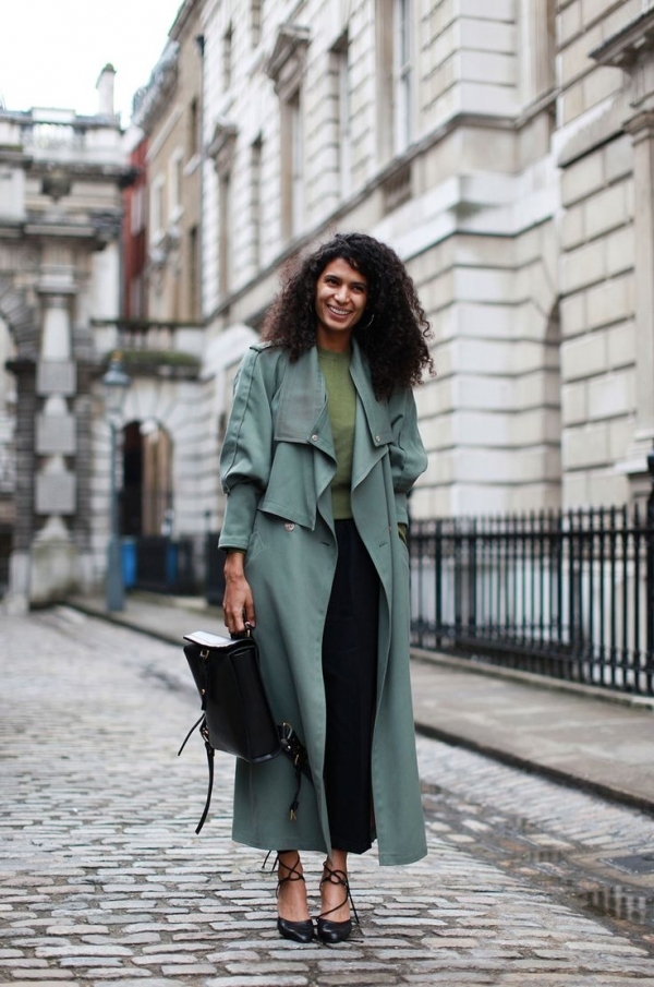 Army Green Trench Coat