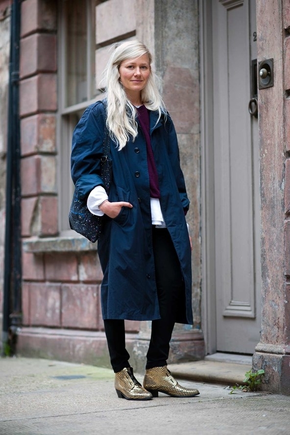 Navy Trench Coat