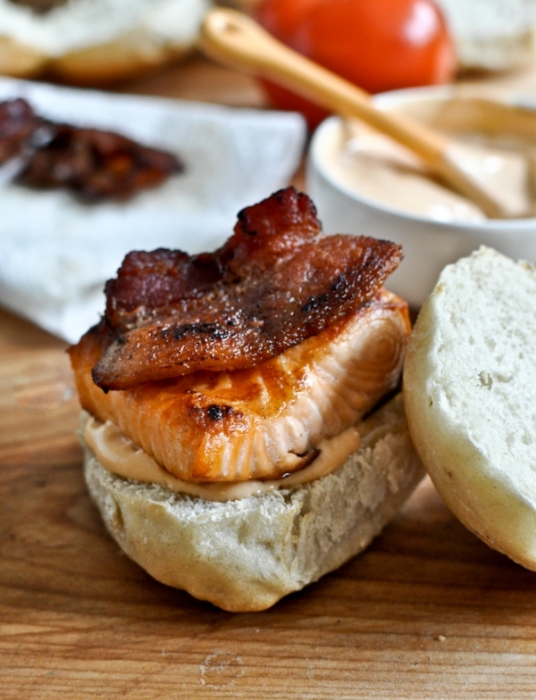 Salmon BLT