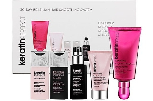 Keratin Perfect 30-Day Brazilian Hair Smoothing System Essentials Collection