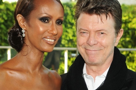 Iman and David Bowie