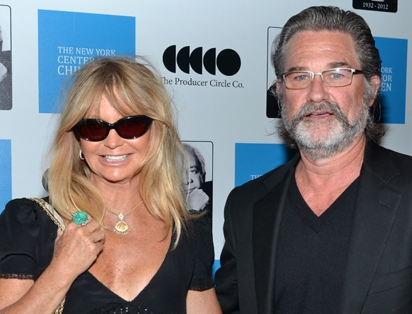 Goldie Hawn and Kurt Russell