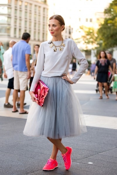 Sweater and tulle clearance skirt