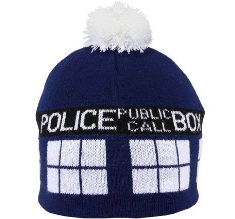 Hot Topic – Doctor Who TARDIS Pom-Pom Beanie