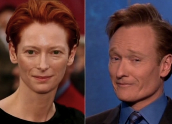 Tilda Swinton & Conan O'Brien