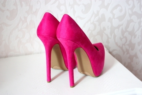 Hot Pink Pumps