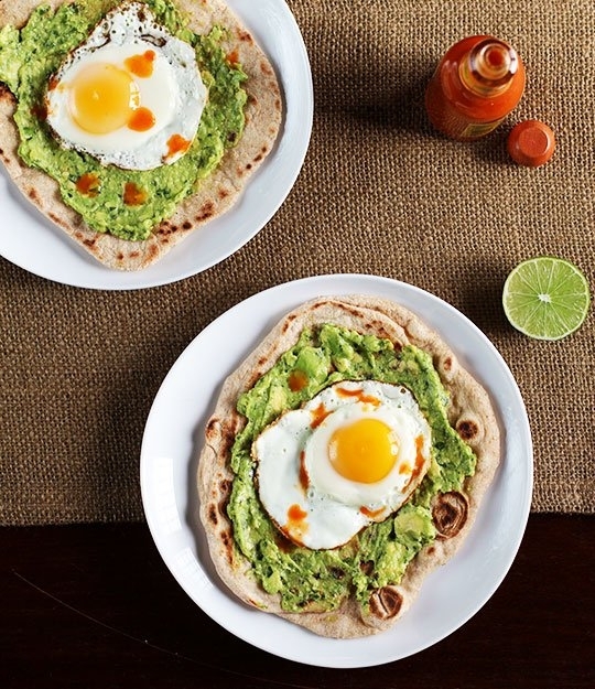 Avocado Breakfast Pizza