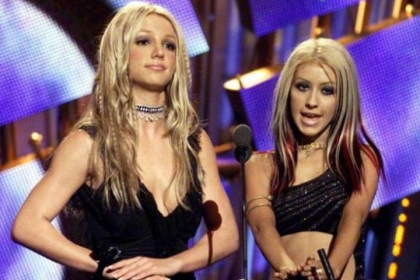 Britney Spears and Christina Aguilera