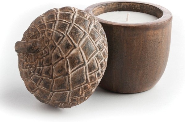 Sedona Pottery Acorn Candle