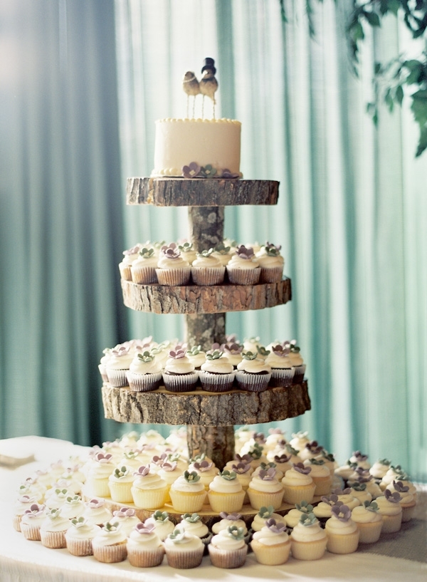 Rustic Cupcake Tower