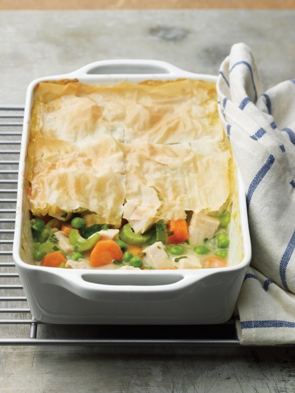Easy Leftover Turkey Pot Pie