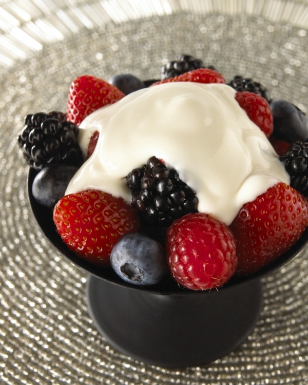 Zabaglione with Fresh Berries