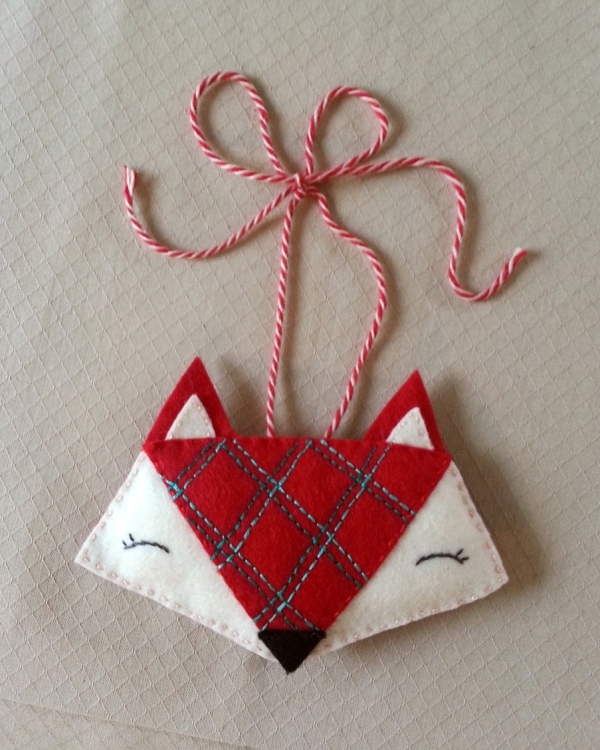 Festive Fox Ornament