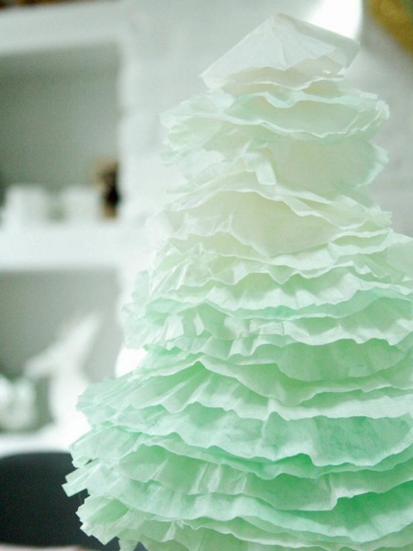 Coffee Filter Christmas Tree