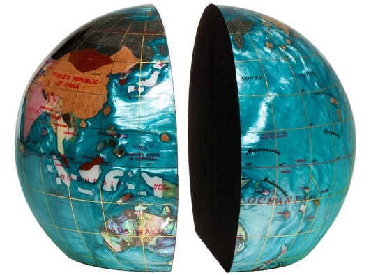 Globe Bookends