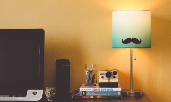 Moustache Lamp
