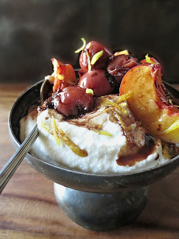 Ricotta and Pinot Grigio