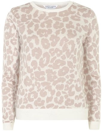 Blush Leopard Print Sweater