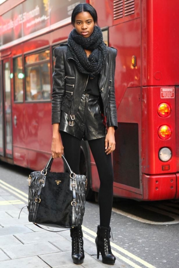 Leather On Leather 7 Fashionable Ways To Wear Your Leather…