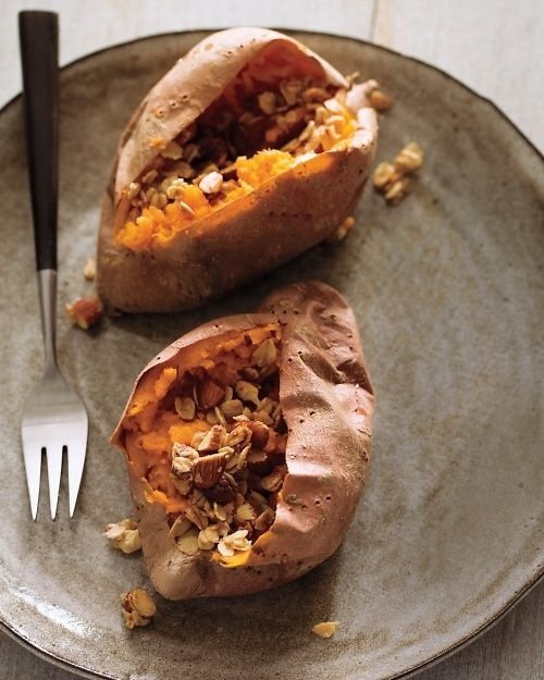 Baked Sweet Potato and Yogurt