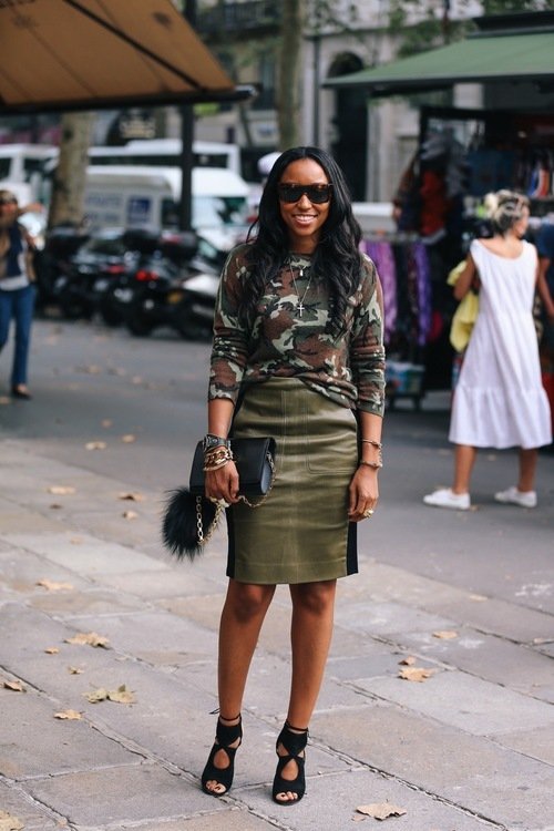 How to Wear Camouflage the Chic Way